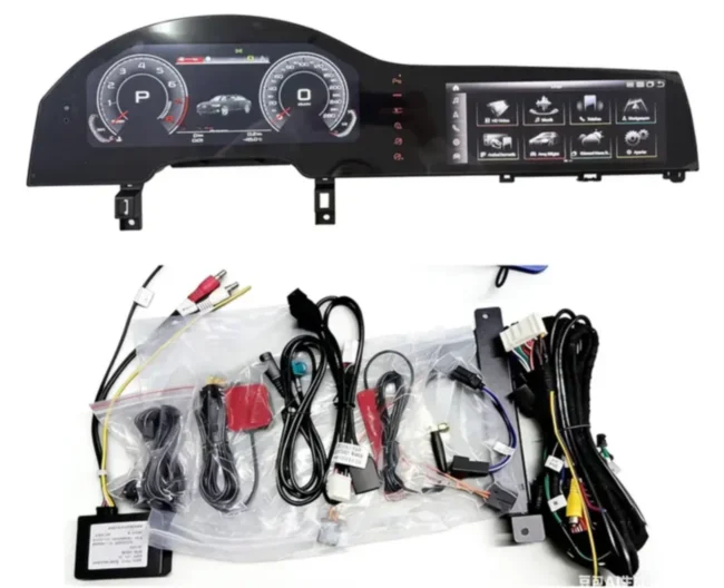 Приборная панель + магнитола для Audi Q7 2010-2015 - Kuberg SL-2218b 22.55" экраном, Android 13 [8/128 ГБ]