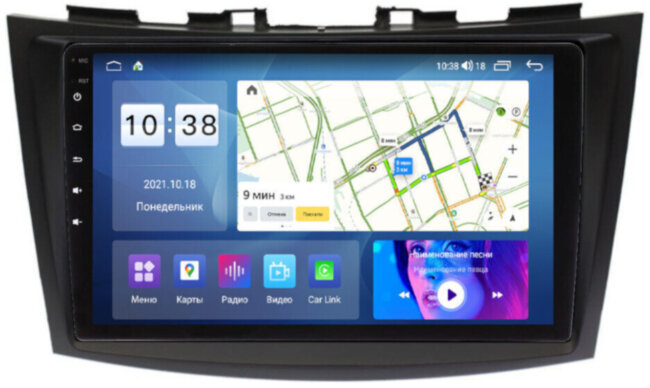 Магнитола для Suzuki Swift 2012 Parafar на Андроид 10.0 PF054TRG