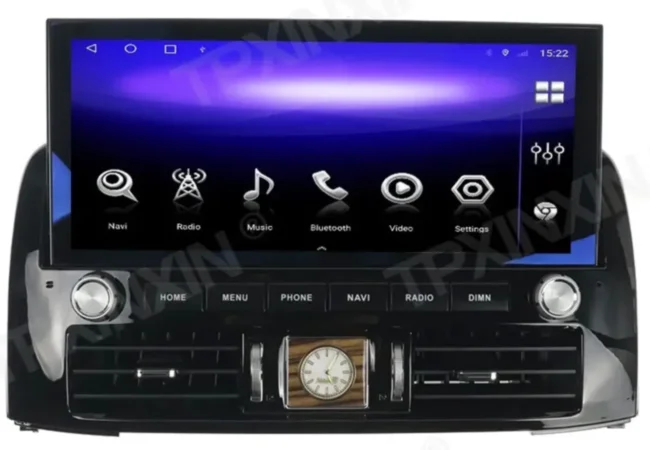 Магнитола для Lexus GX470 J120, Toyota Land Cruiser Prado 120 (климат на большом экране) - Kuberg ZH-T1214H монитор 12.3" на Android 12, Быстрая, CarPlay, 4G SIM-слот [8/128 ГБ] 