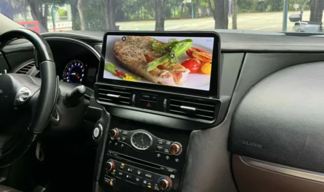 Магнитола для Infiniti QX70, FX35 (S51), FX37, FX30d, FX50 2008-2016 - Kuberg DH QLed, Android 13, Быстрейшая, CarPlay, 4G SIM-слот [6/128 ГБ] 