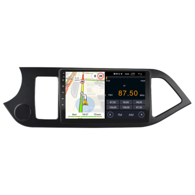 Магнитола для KIA Picanto 2 2011-2017 Parafar на Андроид 13.0 PF411LUX1RN2K