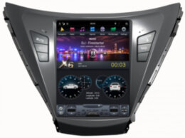 Магнитола для Hyundai Elantra 2010-2013 - КарМедиа ZF-1153-Q6 "Тесла-Стиль" Андроид 13, 8ГБ+128ГБ, СИМ-слот