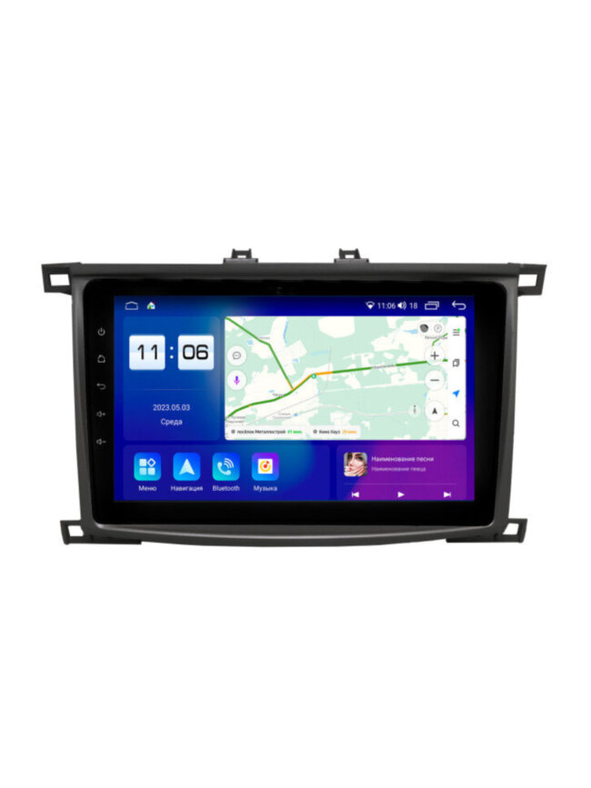 Магнитола для Toyota Land Cruiser 100 2003-2008 Parafar на Андроид 12.0 PF452RGx