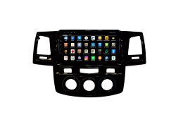 Магнитола для Toyota Hilux 2008-2015/Fortuner 2011-2015 Parafar (cо встроенным модулем для подключения камер 360) на Андроид 13 PF062XHD360-AC