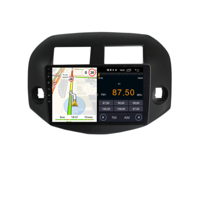 Магнитола для Toyota Rav4 2006-2012 Parafar (cо встроенным модулем для подключения камер 360) на Андроид 13.0 PF018RNP360