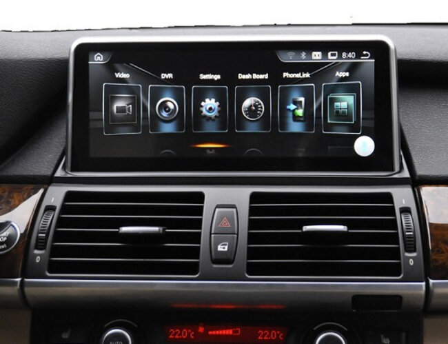 Монитор 10.25" для BMW X5 (E70), X6 (E71) 2006-2010 CСC - КарМедиа XN-B1001-Q6 на Андроид 13, СИМ-слот, 4ГБ-64ГБ