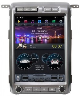 Магнитола для Ford F-150 2009-2014 климат - КарМедиа ZF-1307A-DSP "Тесла-Стиль" на Андроид 9, 6-ТУРБО ядер, 4ГБ-64ГБ
