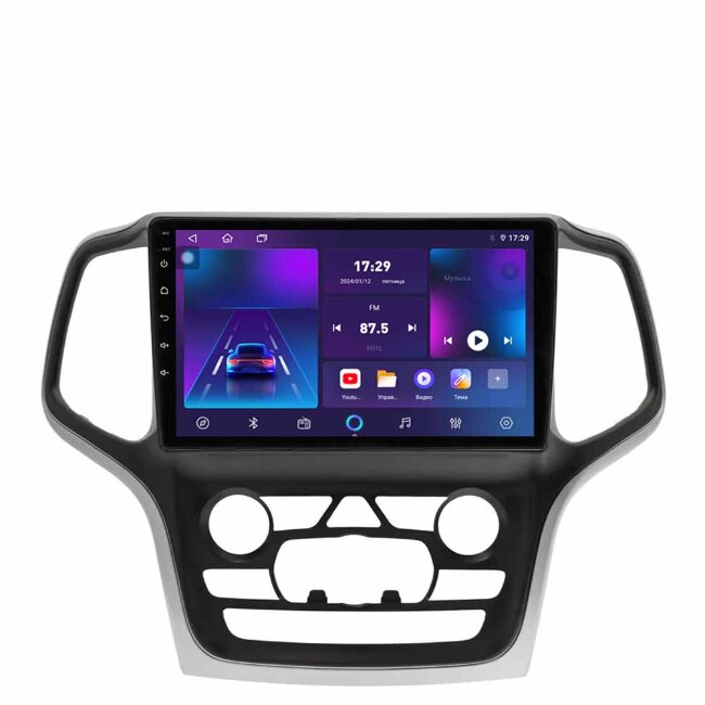 Магнитола для Jeep Grand Cherokee 2014-2017 Parafar на Андроид 12.0 PF652T1RGu