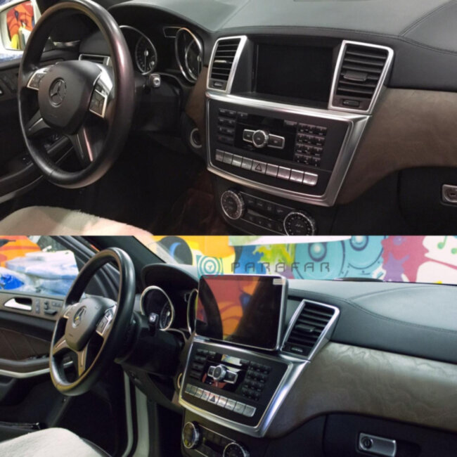 Магнитола для Mercedes GL 2012-2015 NTG 4.5 экран 8" дюйма 1024*600 Parafar на Андроид 13.0 PF8115A138 / 128GL8 / 8615E