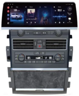 Магнитола для Infiniti QX80 / QX56 2010-2024, Nissan Patrol Y62 (поддержка Bose, 360 и мониторов) - КарМедиа ZH-N1606 монитор 16", Android 12, 8/128Гб, CarPlay, 4 СИМ-слот, беспроводная зарядка