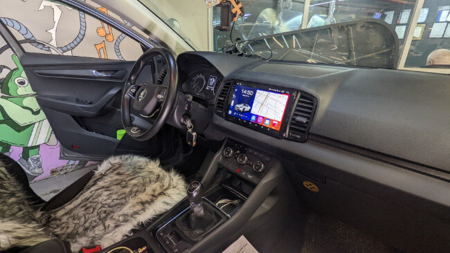 Магнитола для Skoda Kodiaq 2017+, Karoq 2020+ Parafar на Андроид 15.0 PF953LUX1RGI