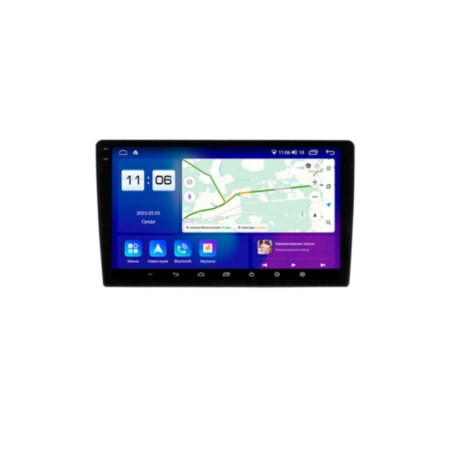 Магнитола универсальная под 2 дин для установки планшета 9 дюймов Parafar на Андроид 13.0 PF180T2U2K