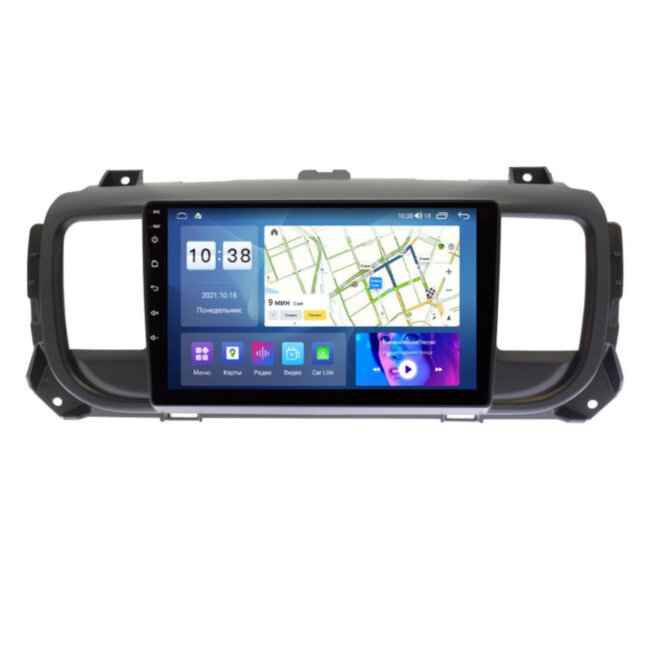 Магнитола для Peugeot Expert 2016+/Traveller 2016+ и Citroen Dispatch 2016+/Jumpy 2016+/Spacetourer 2016+/Opel Vivaro 2020 Parafar на Андроид 14.0 PF555KHD