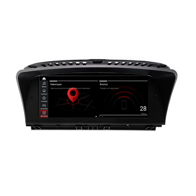 Магнитола для BMW 7 серия кузов E65 / E66 2004-2009 ССС с IPS матрицей 8.8" 1280*480 Parafar на Андроид 13.0 PF6207a128 / 128