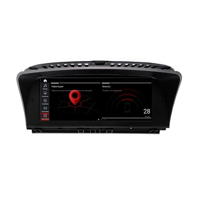 Магнитола для BMW 7 серия кузов E65 / E66 2004-2009 ССС с IPS матрицей 8.8" 1280*480 Parafar на Андроид 13.0 PF6207a128 / 128