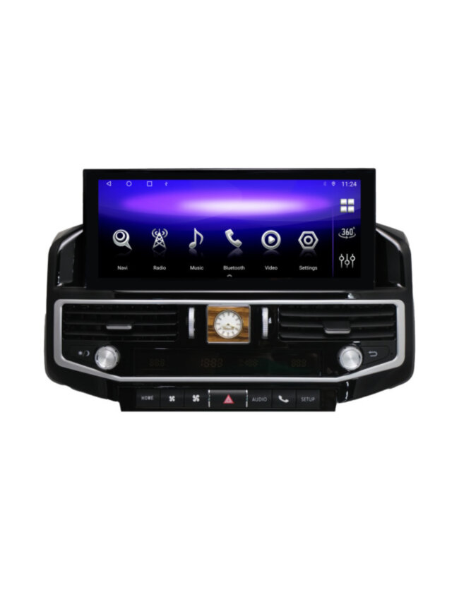 Магнитола Parafar для Toyota Land Cruiser 2016-2021 5.7 VXR, 360, JBL память 8/128 Гб экран 12" на Андроид 13.0 PF567L12T1