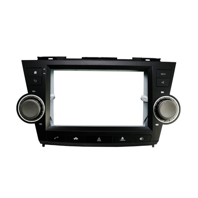 Магнитола для Toyota Highlander 2007-2013 c кнопкой аварийки Parafar на Андроид 14.0 PF035T2THD