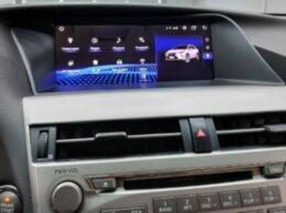 Магнитола для Lexus RX 2013-2014 (штатная навигация) - Радиола RDL-LEX-RX-10.25-Хай-13-14 монитор 10.25", Андроид 13, 8Гб+128Гб, CarPlay, 4Джи СИМ-слот