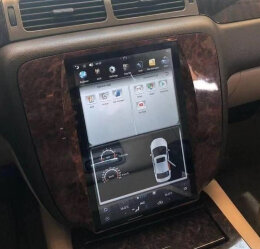 Магнитола для Chevrolet Tahoe 2006-2014 - КарМедиа NH-1203 "Тесла-Стиль" на Андроид 9, 6-ТУРБО ядер и 4ГБ-32ГБ