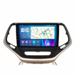 Магнитола для Jeep Cherokee 2013+ Parafar цвет шампань (cо встроенным модулем для подключения камер 360) на Андроид 13 PF999T2LUX1XHD360