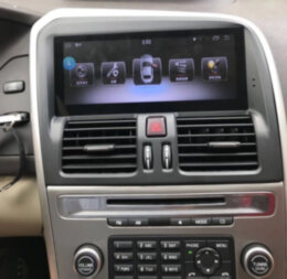 Магнитола для Volvo XC60 2008-2017 монохром экран - КарМедиа XN-V8003/8004 на Андроид 9, 6-ТУРБО ядер, 4ГБ-32ГБ