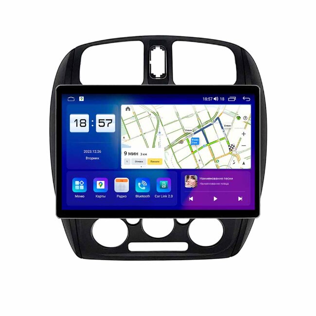 Магнитола для Mazda 323 1998-2003, Premacy 1999-2005 / Haima Freema 2011-2014 / Ford Laser 1998-2007 Parafar (cо встроенным модулем для подключения камер 360) на Андроид 13.0 PF634T1LUX111u2kAIR360